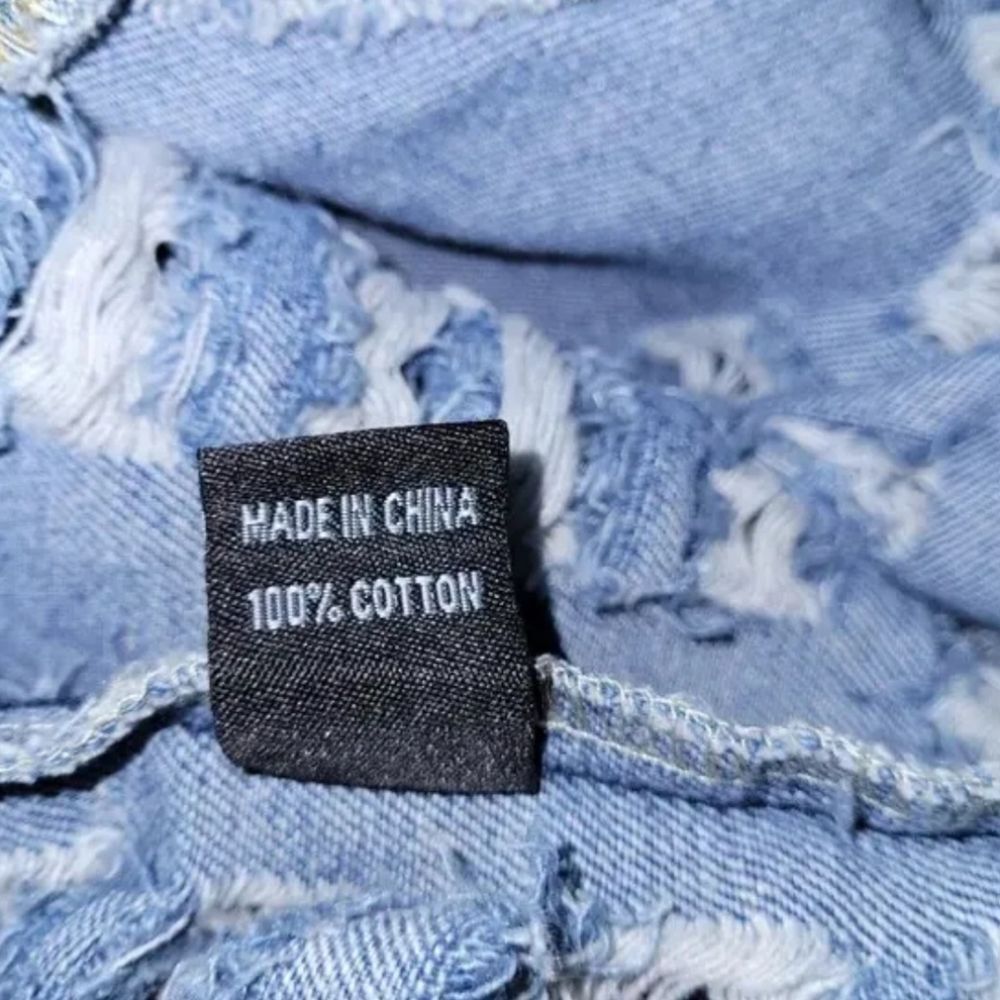 Thrill Ripped Denim Button Front Jacket, Size 1x - image 2